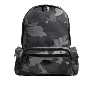 Dolce & Gabbana Camouflage Backpack Men Gray Backpacks